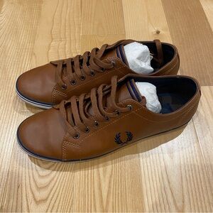 Like New Fred Perry Men’s Kingston Leather Sneakers Sz 10